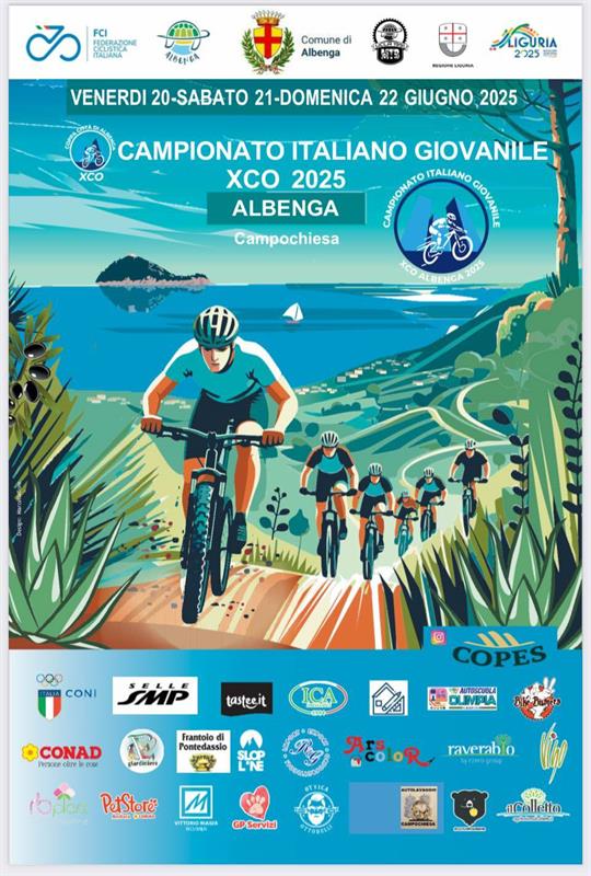 Campionato Italiano Assoluto Giovanile XCO Città di Albenga MTB Campionato Italiano Assoluto Giovanile XCO Città di Albenga MTB