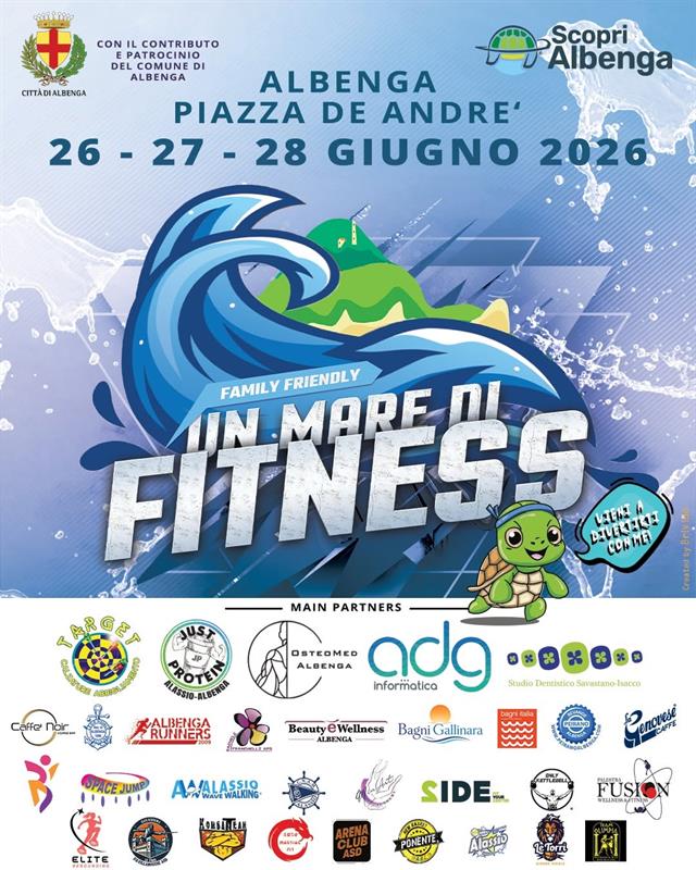 A sea of fitness in Albenga
